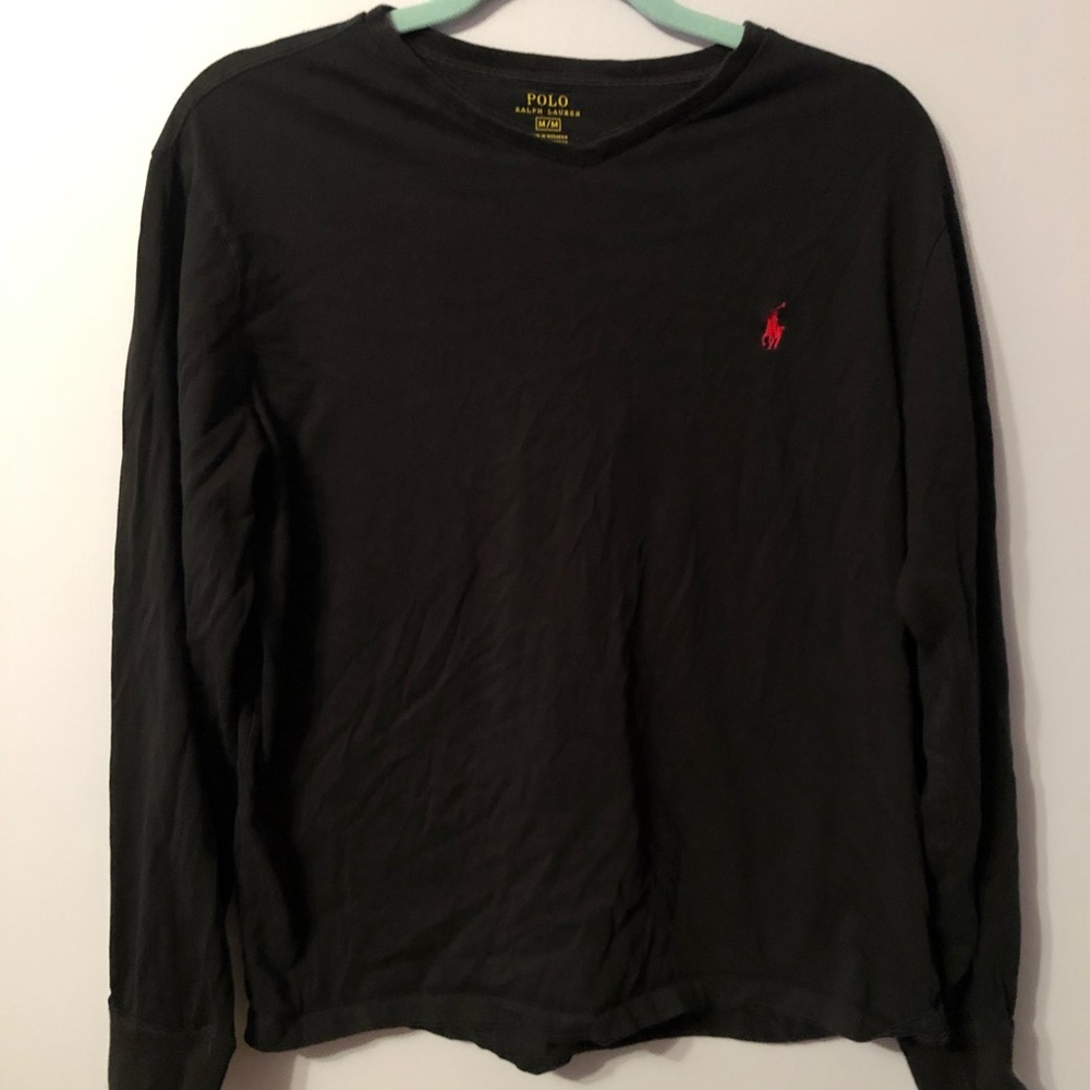 Polo V-Neck Long Sleeve